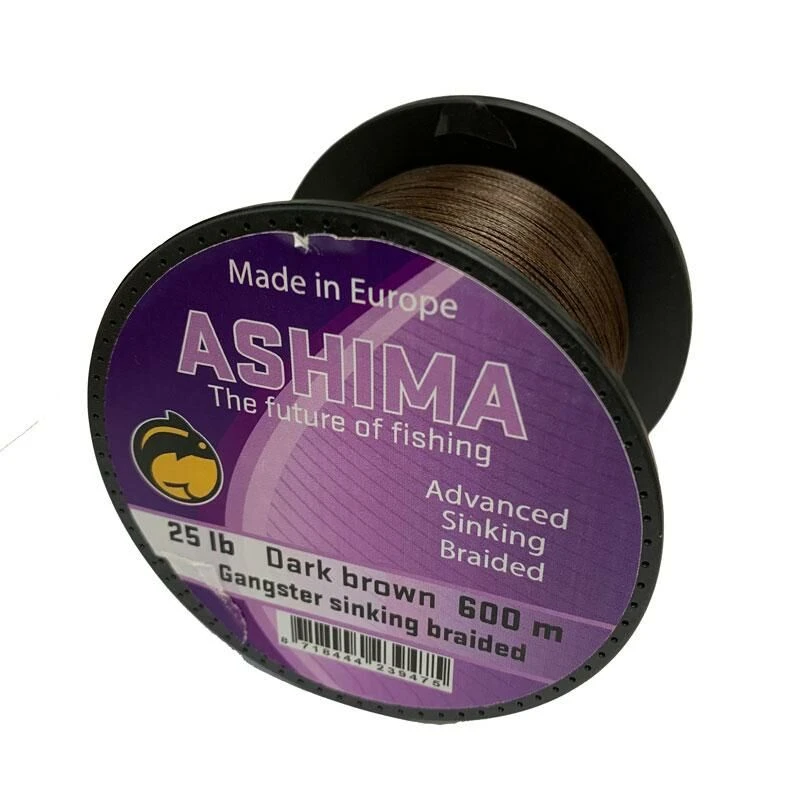 Ashima Gangster 8 Braided Sinking Line Dark Brown 3 Ashima Gangster 8 Braided Sinking Line Dark Brown