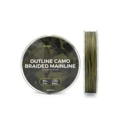 Avid Carp Avid Outline Camo Braided Mainline 30lb 600m