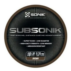 Sonik Subsonik Monofilament Brown 1200M -Eurotackle Verkoop 2308310Sonik Subsonik Monofilament Brown 1200M 3 1