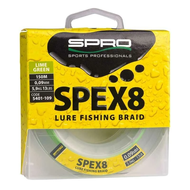 Spro Spex8 Braid Lime Green 150m 3 Spro Spex8 Braid Lime Green 150m