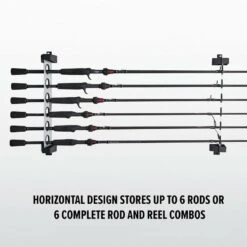 Abu Garcia Vertical 11 Rod Rack -Eurotackle Verkoop 4120286 Abu Garcia Vertical 11 Rod Rack 10