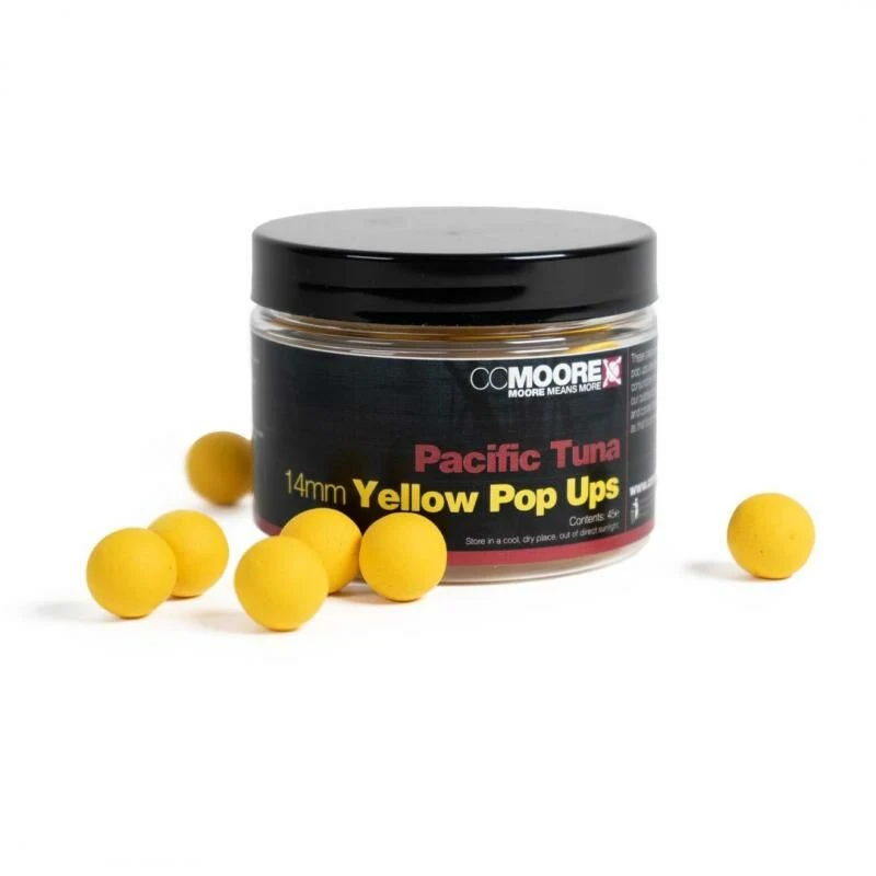 CC Moore Pacific Tuna Yellow Pop Ups 14mm 3 CC Moore Pacific Tuna Yellow Pop Ups 14mm