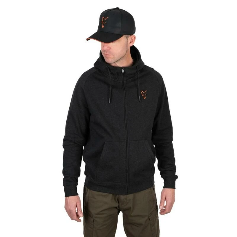 Fox Collection LW Hoody Black & Orange 4 Fox Collection LW Hoody Black & Orange - Afbeelding 2
