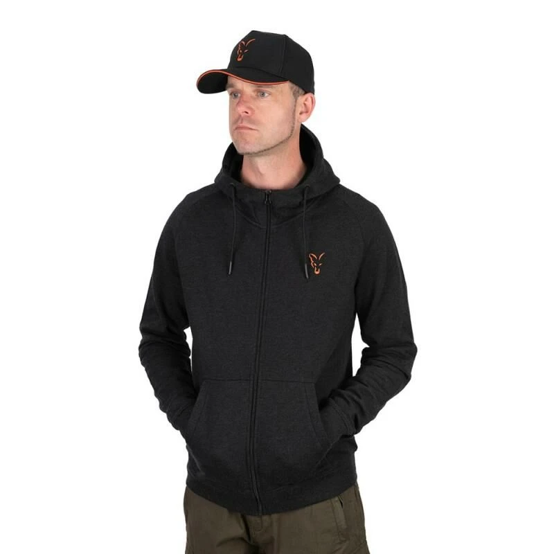 Fox Collection LW Hoody Black & Orange 3 Fox Collection LW Hoody Black & Orange
