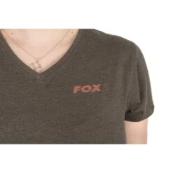 Fox Womens V-Neck T-Shirt -Eurotackle Verkoop 4704187Fox WC V Neck T Shirt 3