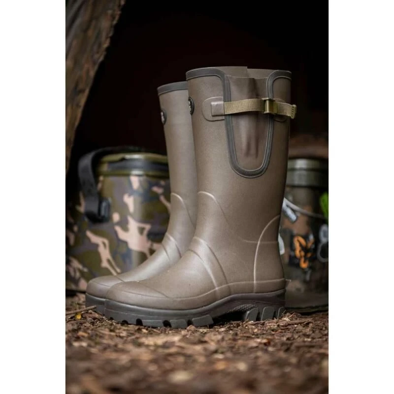 Fox Neoprene Lined Camo/Khaki Rubber Boot 6 Fox Neoprene Lined Camo/Khaki Rubber Boot - Afbeelding 4