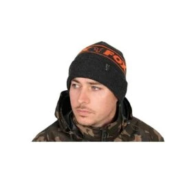 Fox Collection Beanie Black/Orange -Eurotackle Verkoop 4999929Fox Collection Beanie Black Orange 3