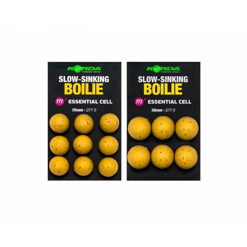 Korda Slow Sinking Boilie Essential Cell 3 Korda Slow Sinking Boilie Essential Cell