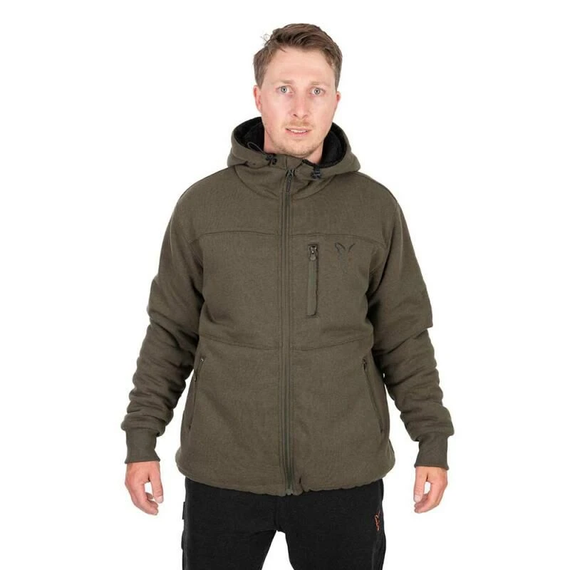Fox Collection Sherpa Jacket Green/Black 3 Fox Collection Sherpa Jacket Green/Black