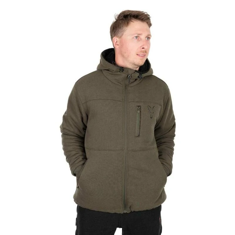 Fox Collection Sherpa Jacket Green/Black 4 Fox Collection Sherpa Jacket Green/Black - Afbeelding 2