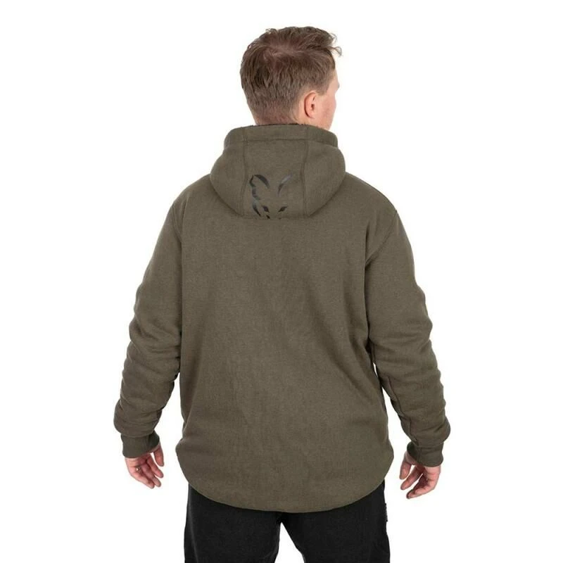 Fox Collection Sherpa Jacket Green/Black 5 Fox Collection Sherpa Jacket Green/Black - Afbeelding 3