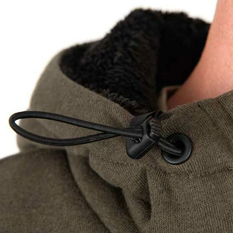 Fox Collection Sherpa Jacket Green/Black 6 Fox Collection Sherpa Jacket Green/Black - Afbeelding 4