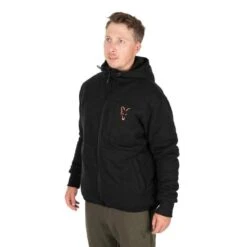 Fox Collection Sherpa Jacket Black/Orange -Eurotackle Verkoop 5304854Fox Collection Sherpa Jacket Black Orange 1
