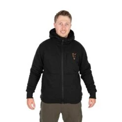 Fox Collection Sherpa Jacket Black/Orange -Eurotackle Verkoop 5304855Fox Collection Sherpa Jacket Black Orange 2