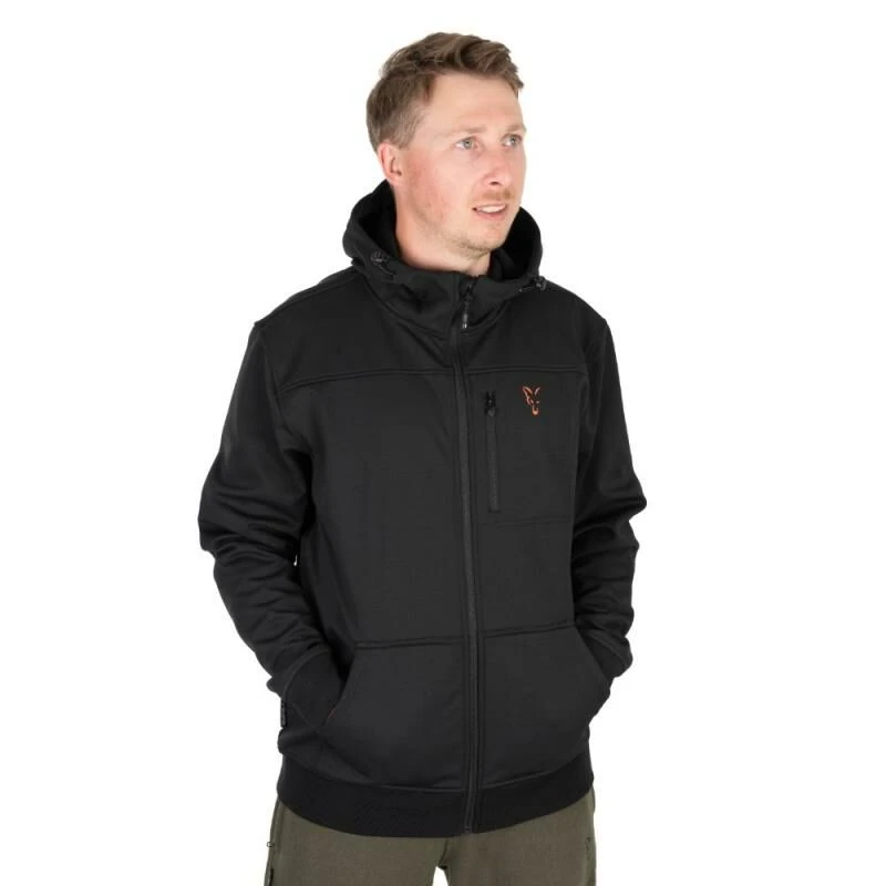 Fox Collection Soft Shell Jacket Black/Orange 4 Fox Collection Soft Shell Jacket Black/Orange - Afbeelding 2
