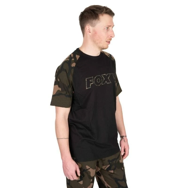 Fox Black Camo Outline T-Shirt 4 Fox Black Camo Outline T-Shirt - Afbeelding 2