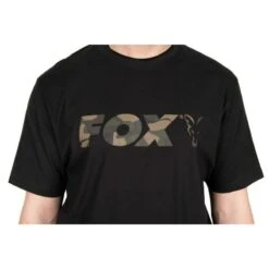Fox Black Camo Logo T-Shirt -Eurotackle Verkoop 5585865Fox Black Camo Logo T Shirt 4