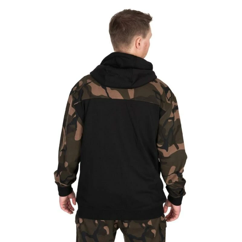 Fox LW Black Camo Split Zip Hoody 4 Fox LW Black Camo Split Zip Hoody - Afbeelding 2