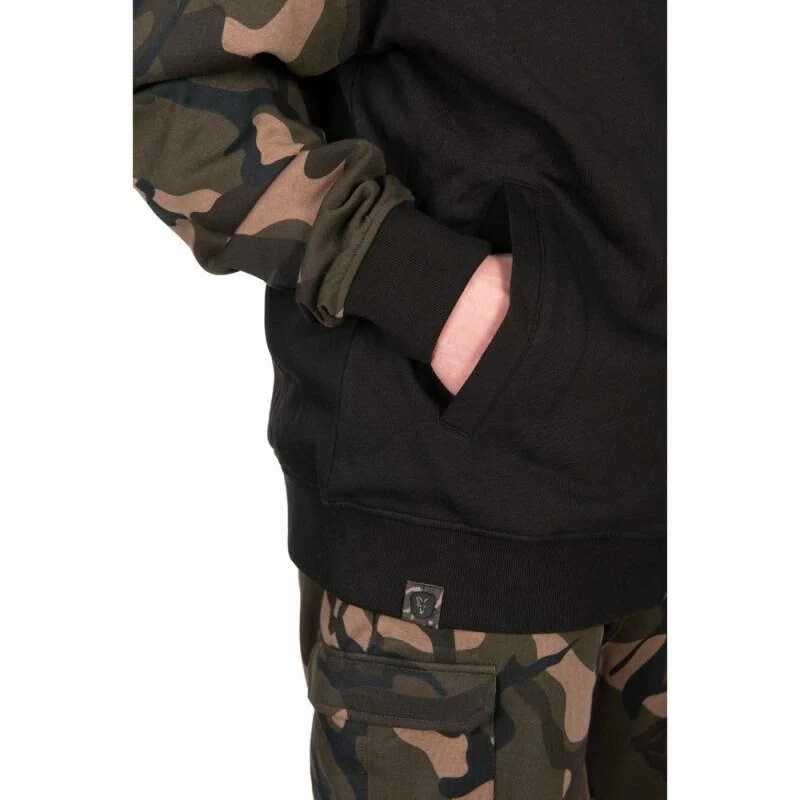 Fox LW Black Camo Split Zip Hoody 5 Fox LW Black Camo Split Zip Hoody - Afbeelding 3