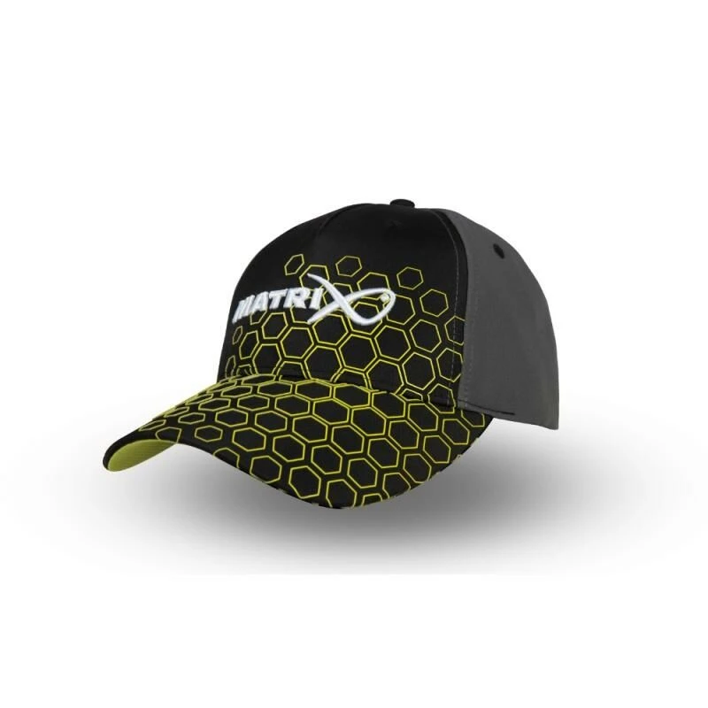 Matrix Hex Print Baseball Cap Black 3 Matrix Hex Print Baseball Cap Black