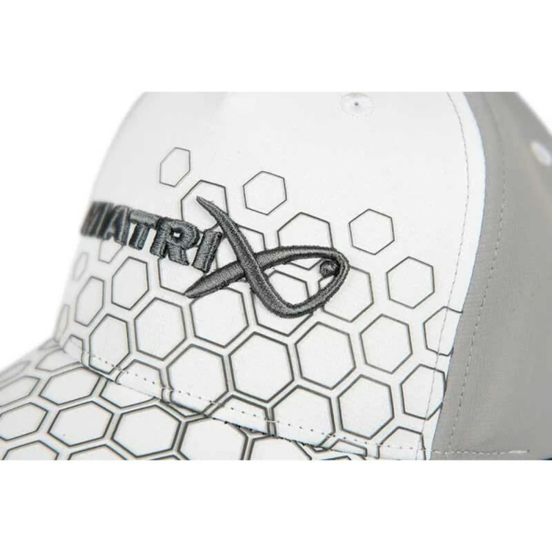Matrix Hex Print Baseball Cap White 4 Matrix Hex Print Baseball Cap White - Afbeelding 2