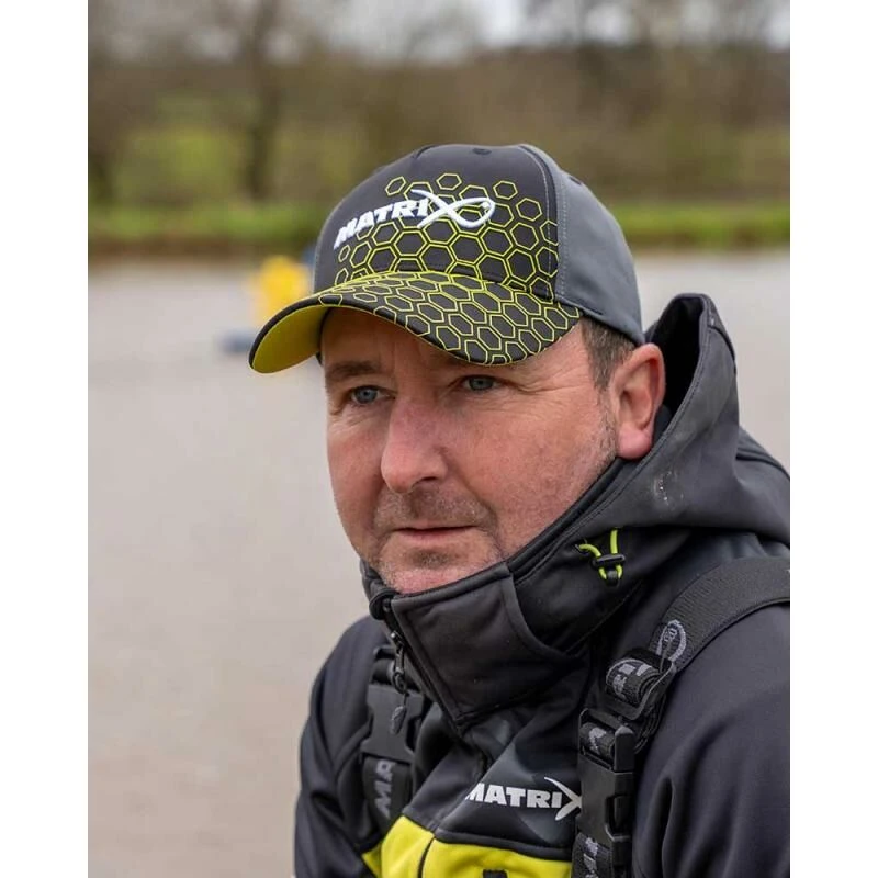 Matrix Hex Print Baseball Cap Black 5 Matrix Hex Print Baseball Cap Black - Afbeelding 3