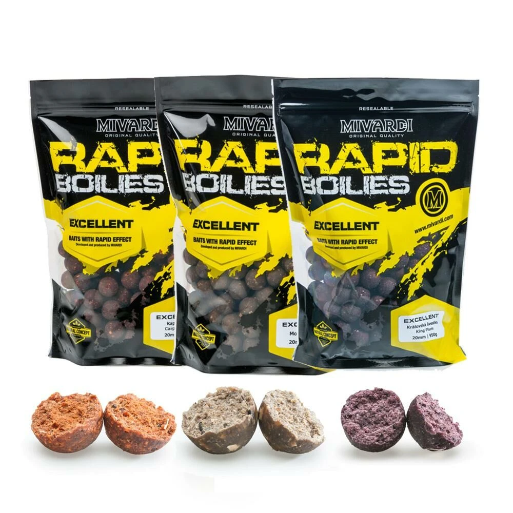 Mivardi Rapid Boilies Excellent 20mm 250g 3 Mivardi Rapid Boilies Excellent 20mm 250g