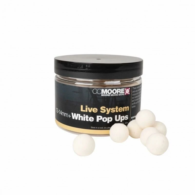 CC Moore Live System White Pop Ups 12mm 3 CC Moore Live System White Pop Ups 12mm