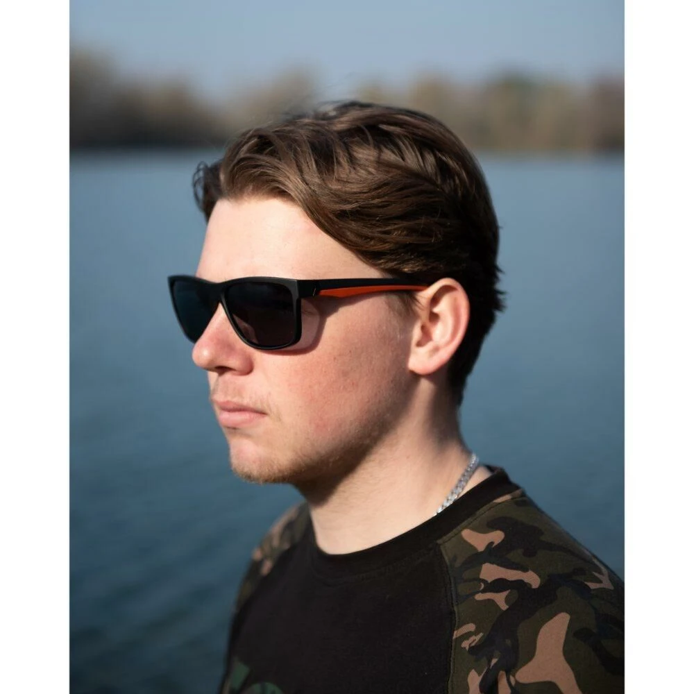 Fox Collection Black Orange Shades Grey Lens 8 Fox Collection Black Orange Shades Grey Lens - Afbeelding 6