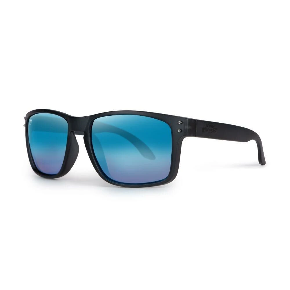 Fox Rage Transparent Black Brown Lens Mirror Blue Eyewear 3 Fox Rage Transparent Black Brown Lens Mirror Blue Eyewear