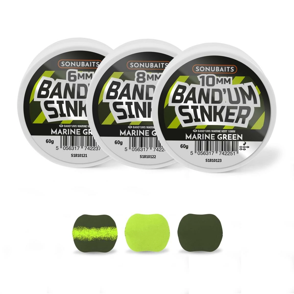 Sonubaits Band'Um Sinker Marine Green 3 Sonubaits Band'Um Sinker Marine Green